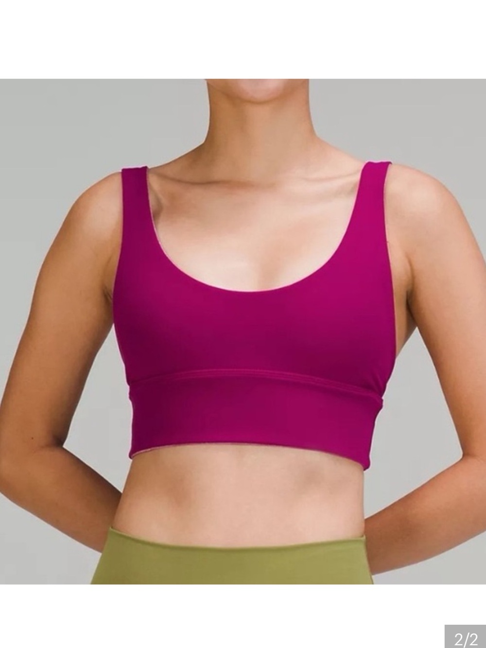 Lululemon Align Sports Bra - Magenta